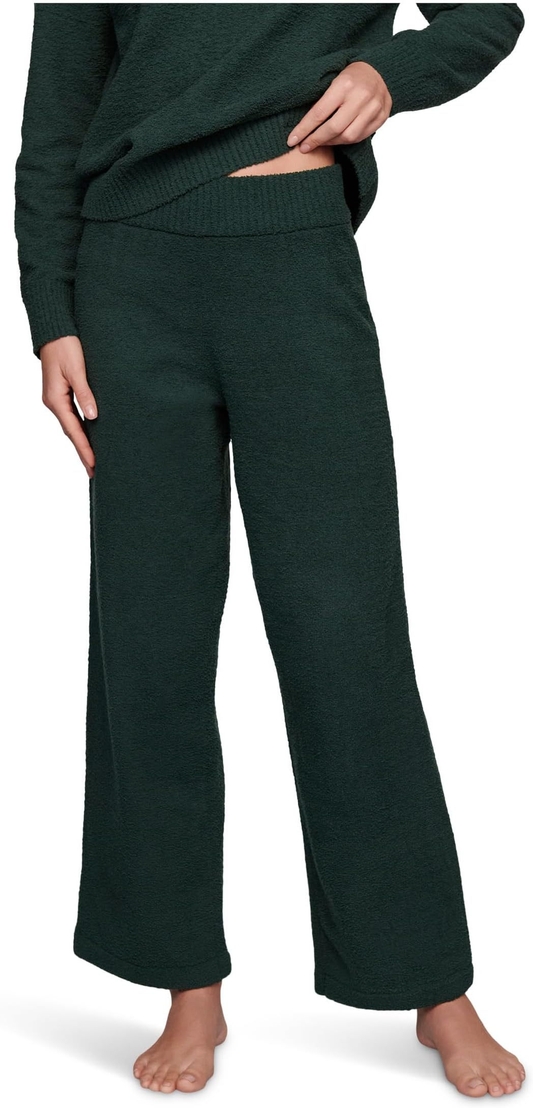 

Женские свободные брюки из переработанного букле Eberjey, Pine