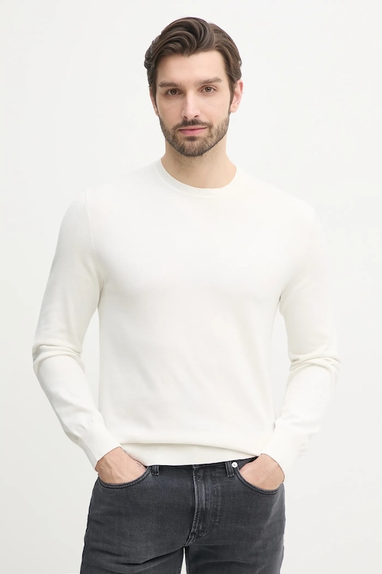 

Хлопковый свитер Calvin Klein, белый