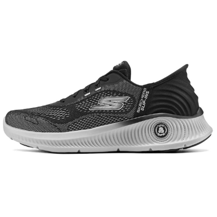 

Skechers Мужские повседневные кроссовки GO WALK устойчивые к истиранию с амортизацией черно-серые, цвет Black Gray