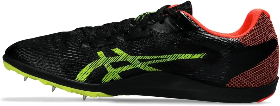 Кроссовки ASICS Resurgence для легкой атлетики унисекс, Black Safety Yellow — фото 4