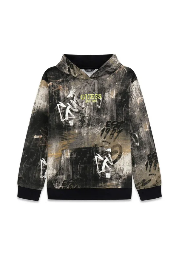 Худи bedrucktes Guess, Mehrfarbig Braun