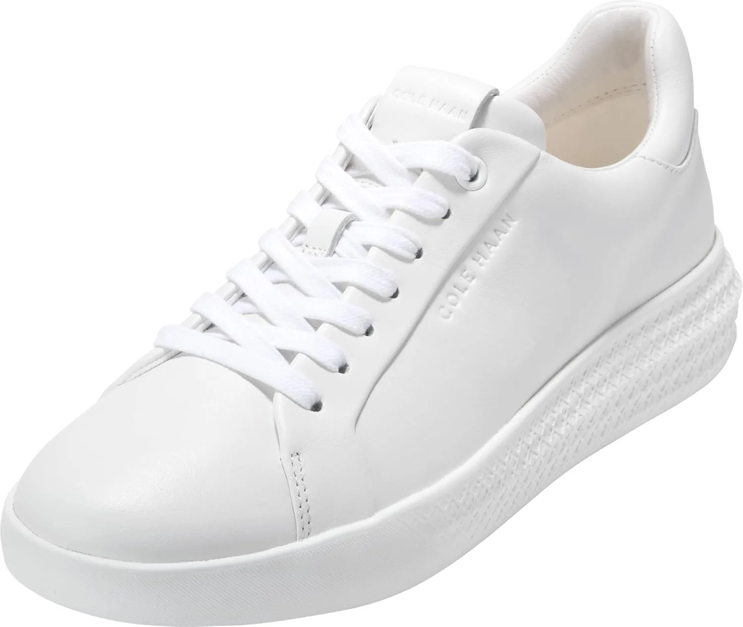 Мужские кроссовки Cole Haan Grand Hurrion Cup на шнуровке до самого носка, белый