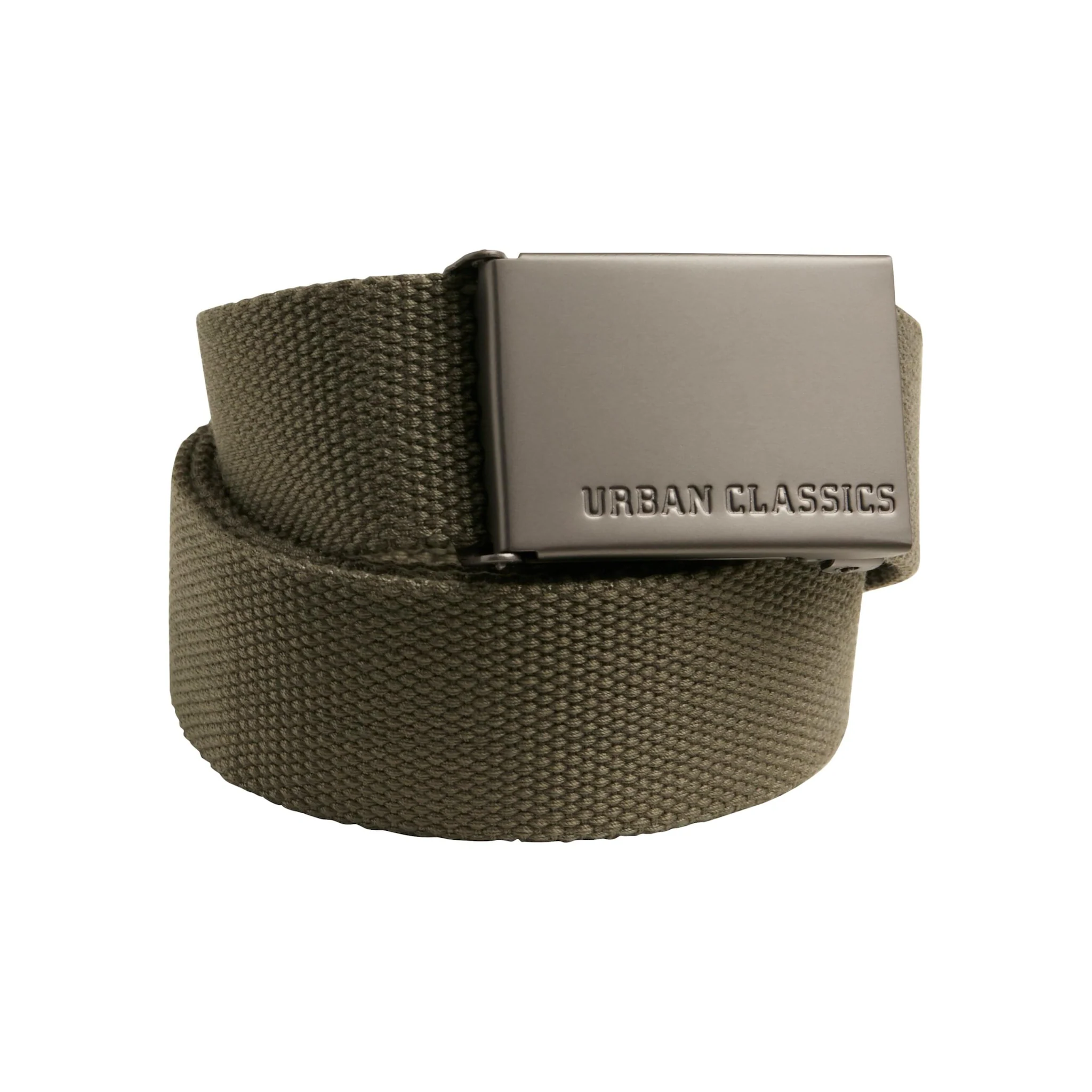 

Поясной ремень URBAN CLASSICS " Urban Classics Unisex Canvas Belt", оливковый