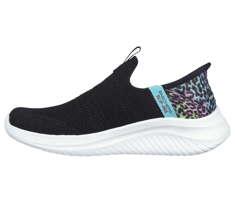 SKECHERS Детские кроссовки ULTRA FLEX 3.0 COLORY WILD, черные/разноцветные — фото 4