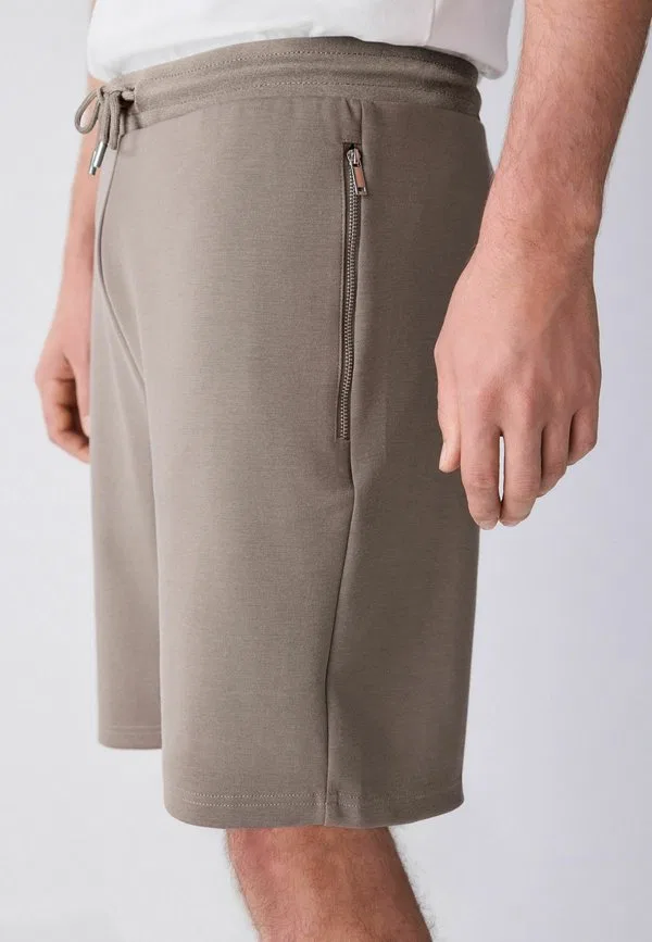 Спортивные брюки прямого кроя с карманами на молнии Next, Light Brown — фото 3