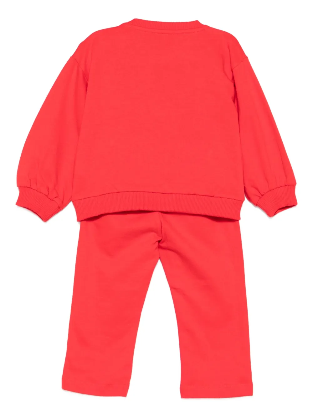 Спортивный костюм с логотипом Moschino Kids, красный — фото 2