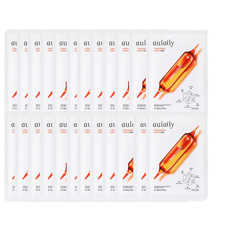 

Маска тканевая Blood Orange с высоким содержанием витамина C и нежной текстурой aulaily, 24 pcs