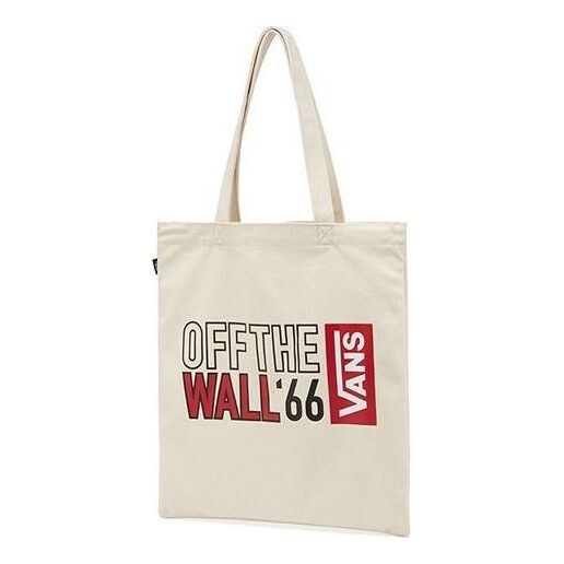 

Сумка ap mid light tote bag 'beige red black' Vans, бежевый