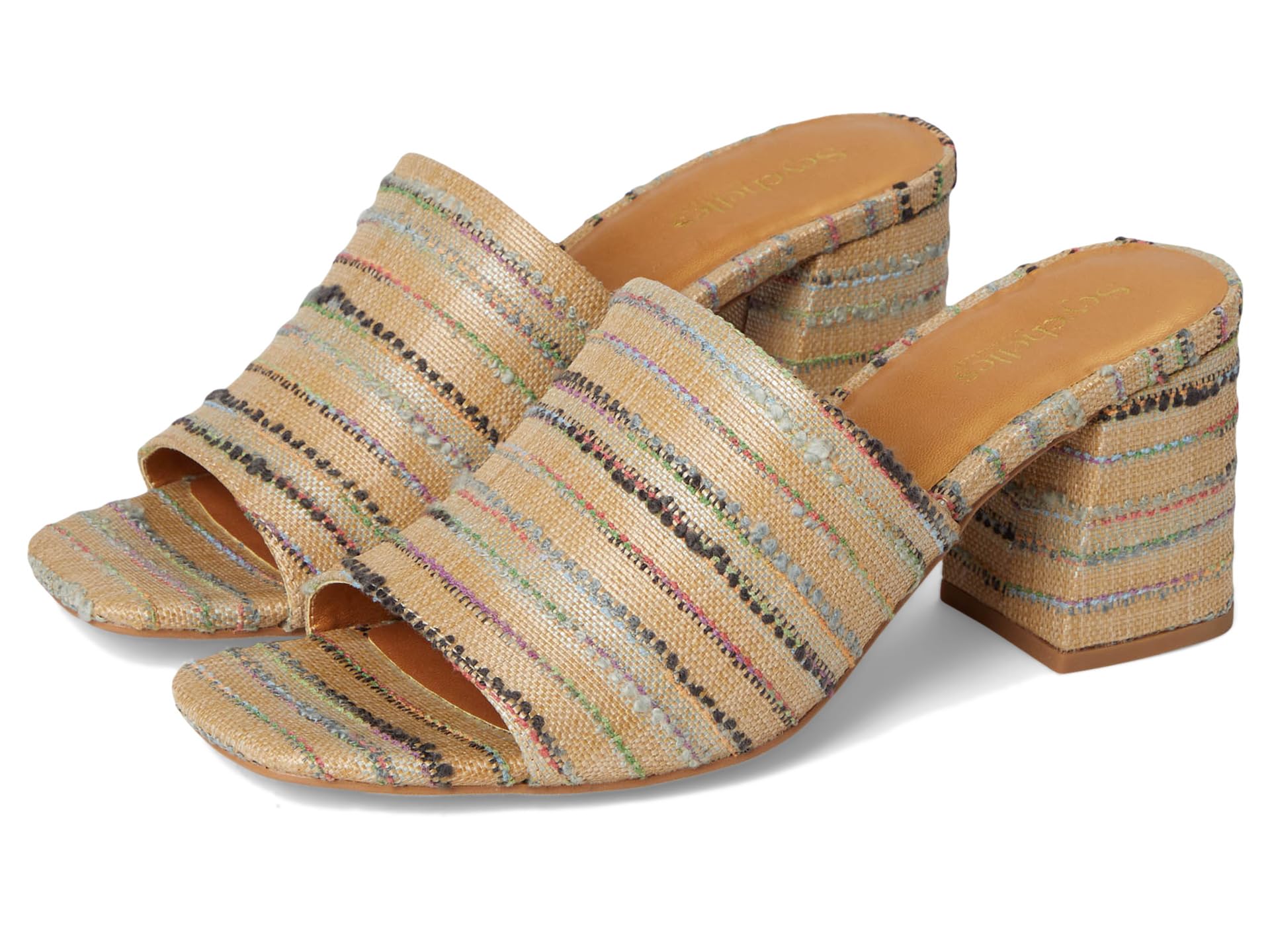 Сандалии Seychelles Adapt Raffia, цвет Multi Stripe