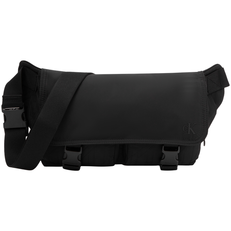 

CALVIN KLEIN Тканевая поясная сумка мужская Space Black, UB1-Space Black