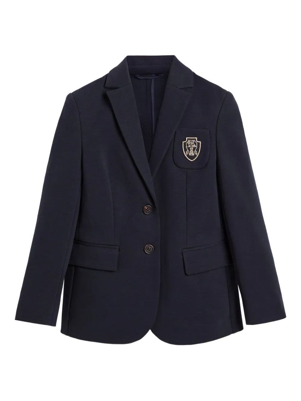 

Блейзер Equestrian Brunello Cucinelli Kids, синий