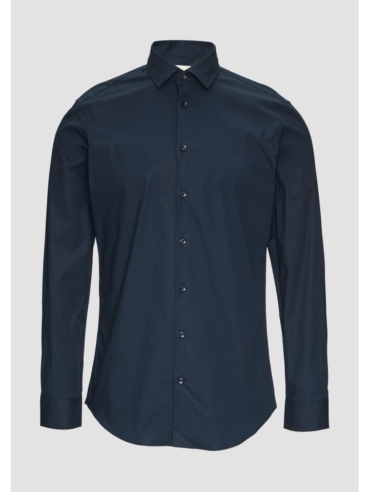 

Рубашка sOliver BLACK LABEL langarm, синий
