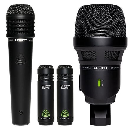 

Комплект барабанных микрофонов Lewitt BEATKIT 4pc Drum Microphone Kit