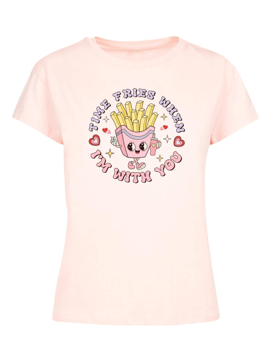 

Рубашка F4NT4STIC Time Fries when I am with you Valentinstag, розовый