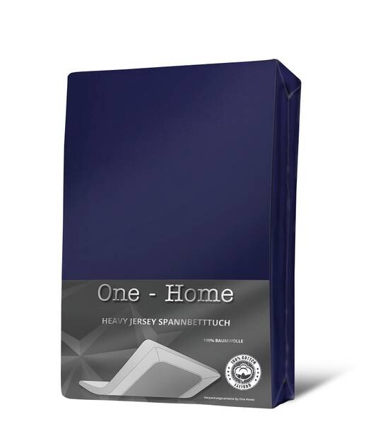 

Простыня One-Home 200x200 cm Heavy, 200x4x200 см, ночной синий