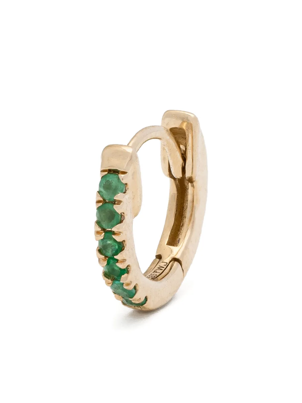 

Серьга-кольцо Daylight из золота 14 карат с изумрудом The Wild Jwls, золотой