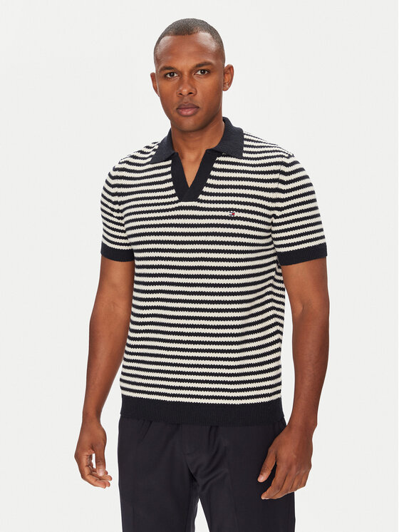 Поло regular fit MW0MW39531 Tommy Hilfiger, синий