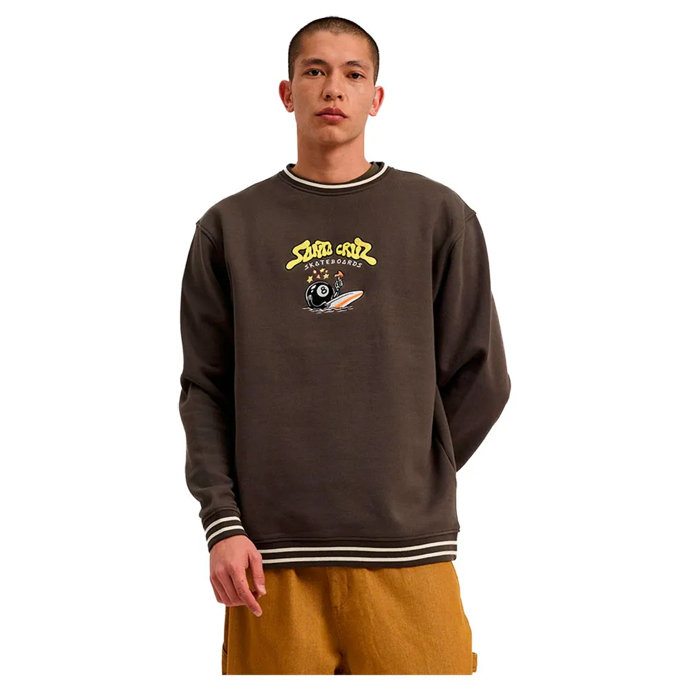 

Толстовка Santa Cruz Winkowski surf front crew, коричневый