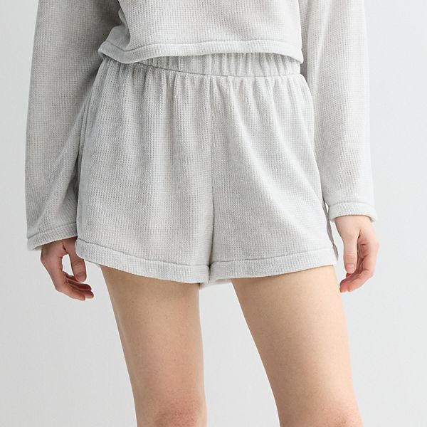 

Женские шорты для сна из шенилла Sonoma Goods For Life, Quiet Gray