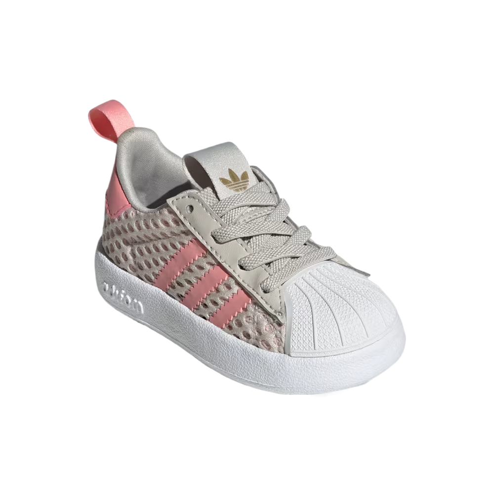 Adidas Originals Низкие детские ботинки gray pink для малышей — фото 3