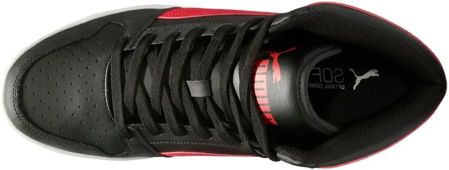 Мужские кроссовки PUMA Rebound Layup Trainers, черный/красный — фото 4