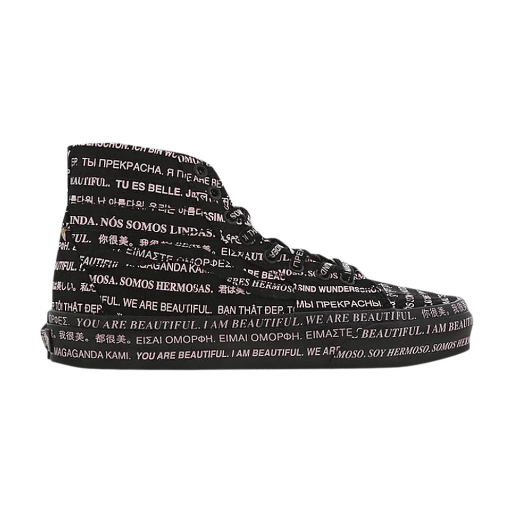 Кроссовки Sk8-Hi Tapered Vans, черный