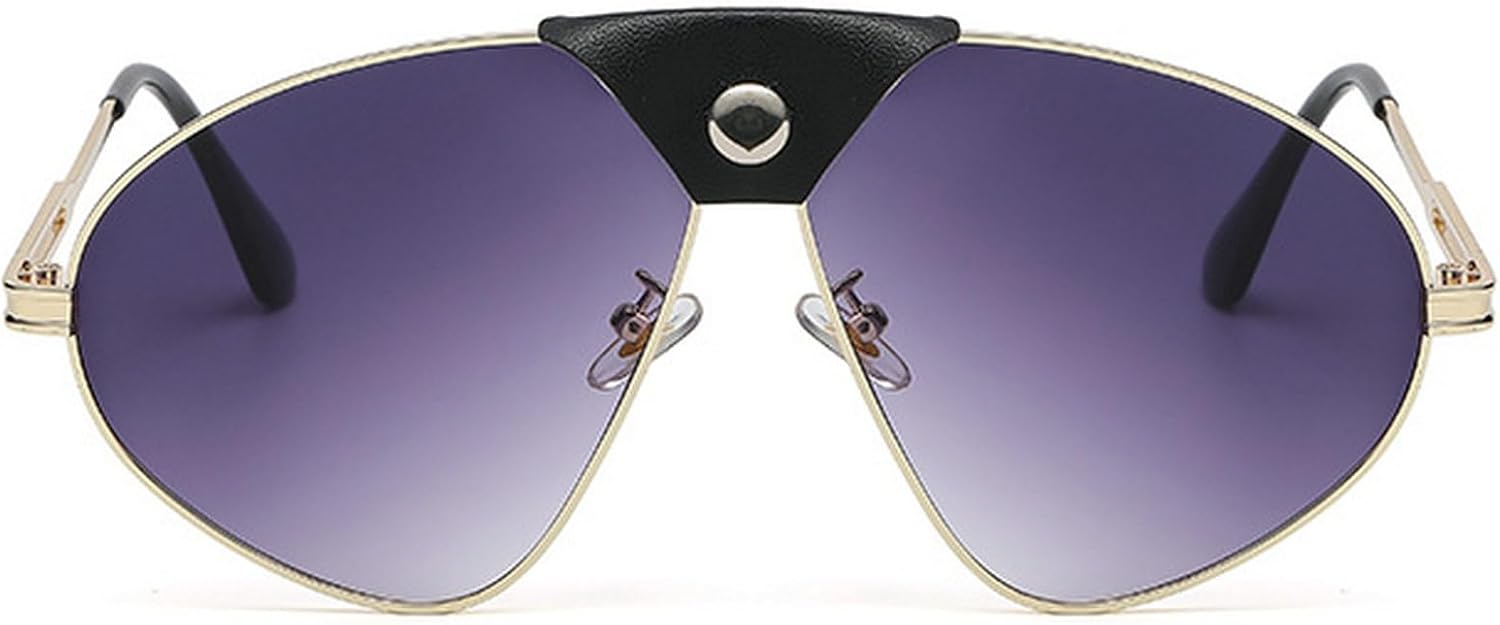 

Большие солнцезащитные очки-пилот для женщин и мужчин, популярные в винтажном стиле 70-х годов, женские солнцезащитные очки с защитой от УФ-излучения UV400 mincl, Gray