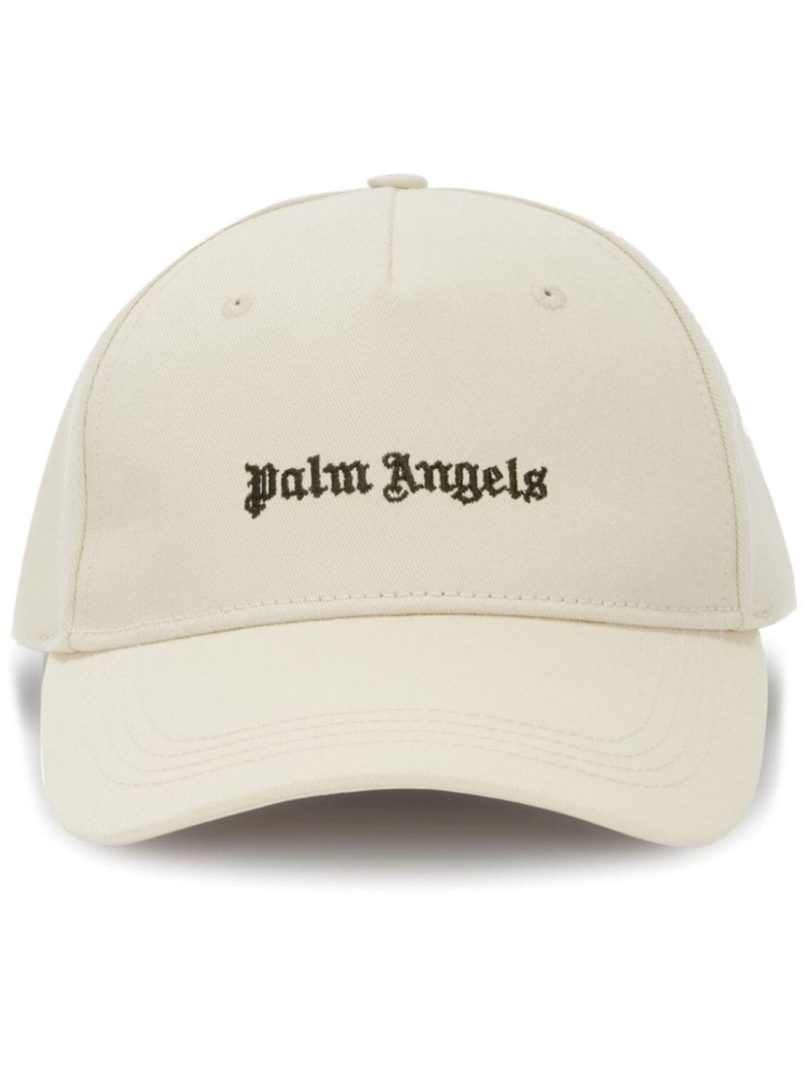 

Palm Angels твиловая бейсболка с вышитым логотипом, нейтральный цвет