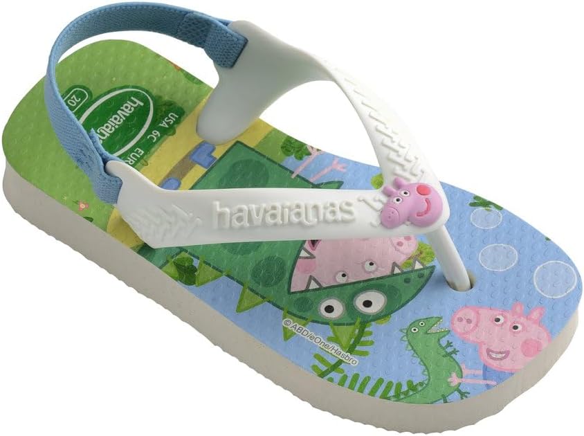 Детские вьетнамки Havaianas для девочек, белый — фото 4