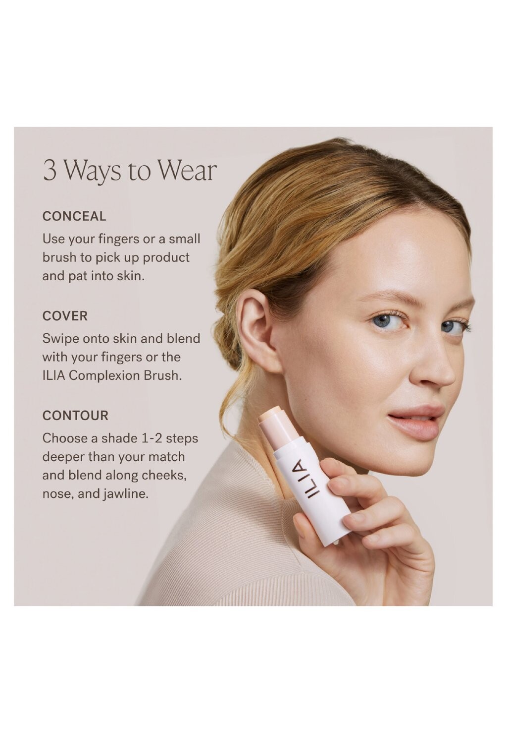 

Консилер SKIN REWIND COMPLEXION STICK ILIA Beauty, темно-коричневый