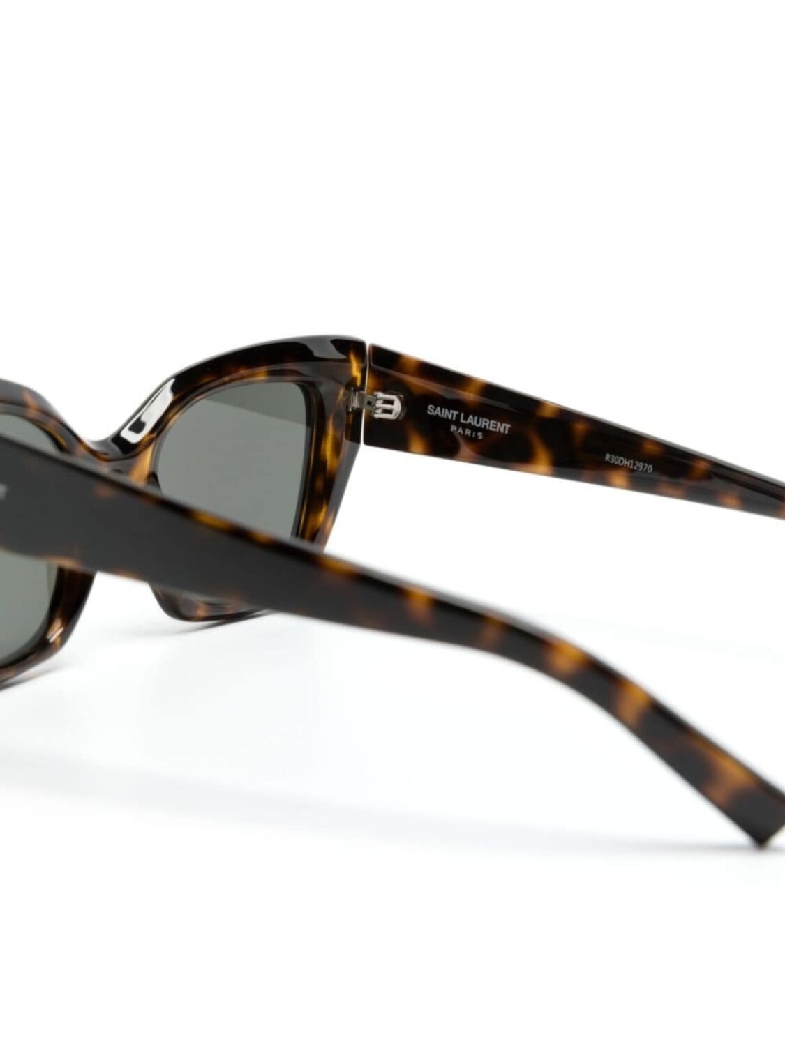 Солнцезащитные очки в оправе 'бабочка' Saint Laurent Eyewear, коричневый — фото 3