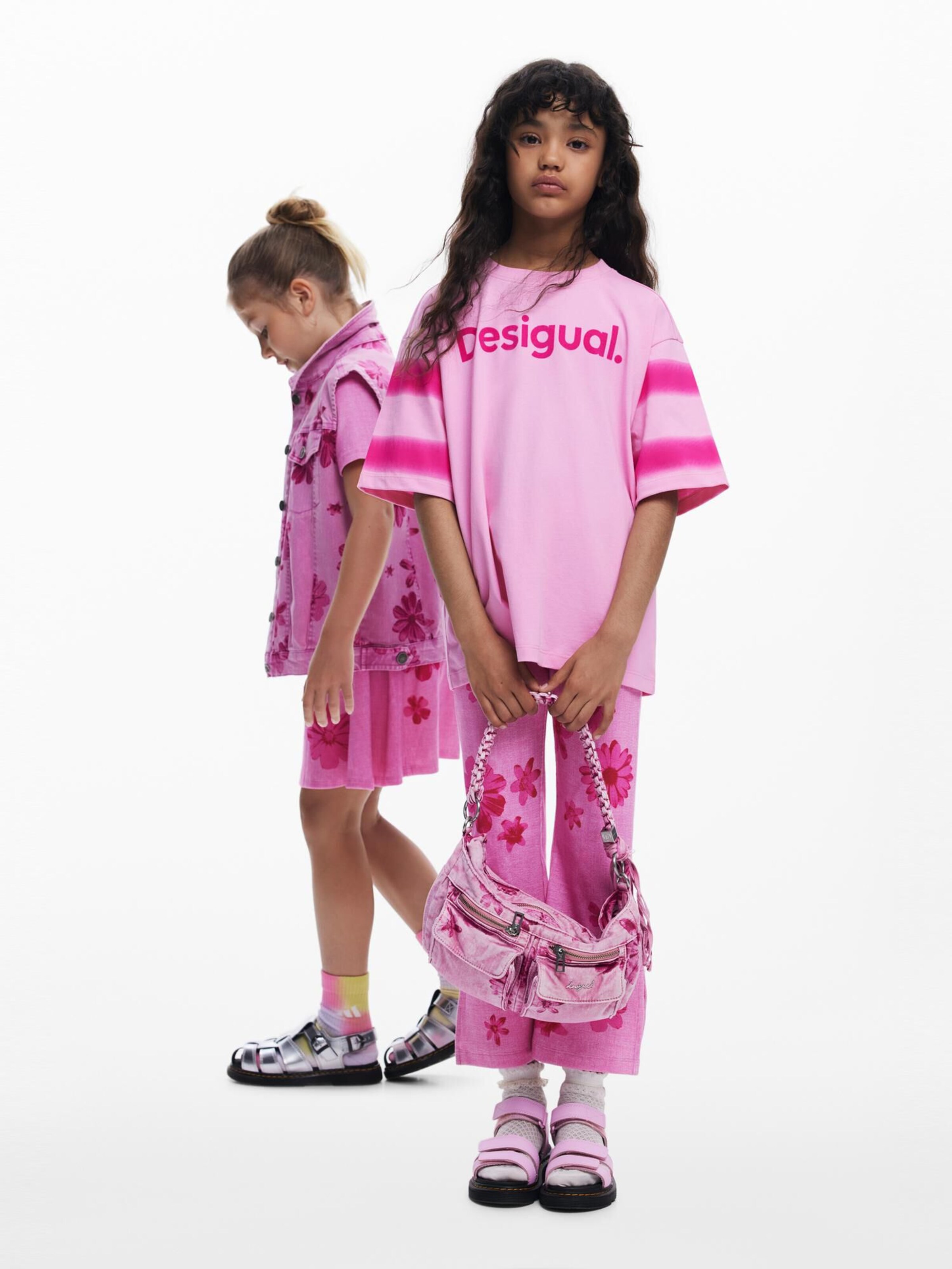 Desigual Футболка в розовом цвете, Eosin — фото 4