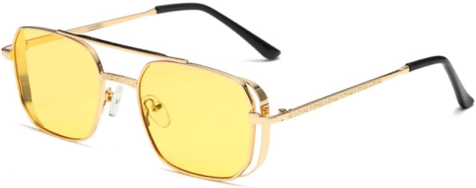 

Солнцезащитные очки MUTYNE в стиле винтаж стимпанк для мужчин, популярные товары, панк-очки для женщин, готические очки для мужчин, металлические солнцезащитные очки UV400, C3 Yellow