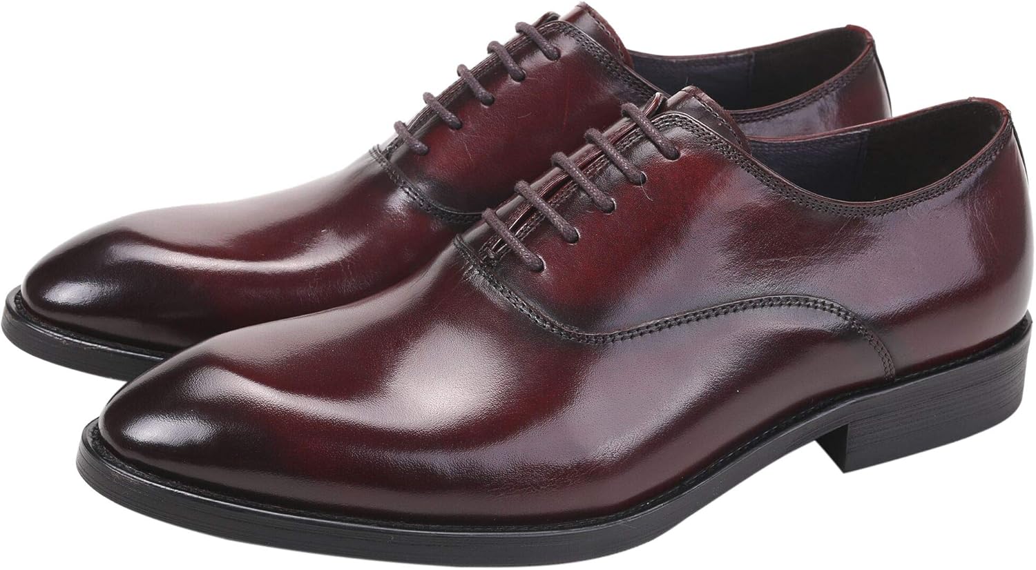 

Мужские дерби Santimon Oxford, кожаные, шнуровка, формальные деловые туфли, черные, красные, коричневые, красный