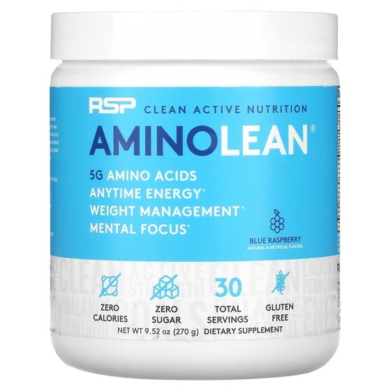 

Добавка RSP Nutrition AminoLean, голубая малина