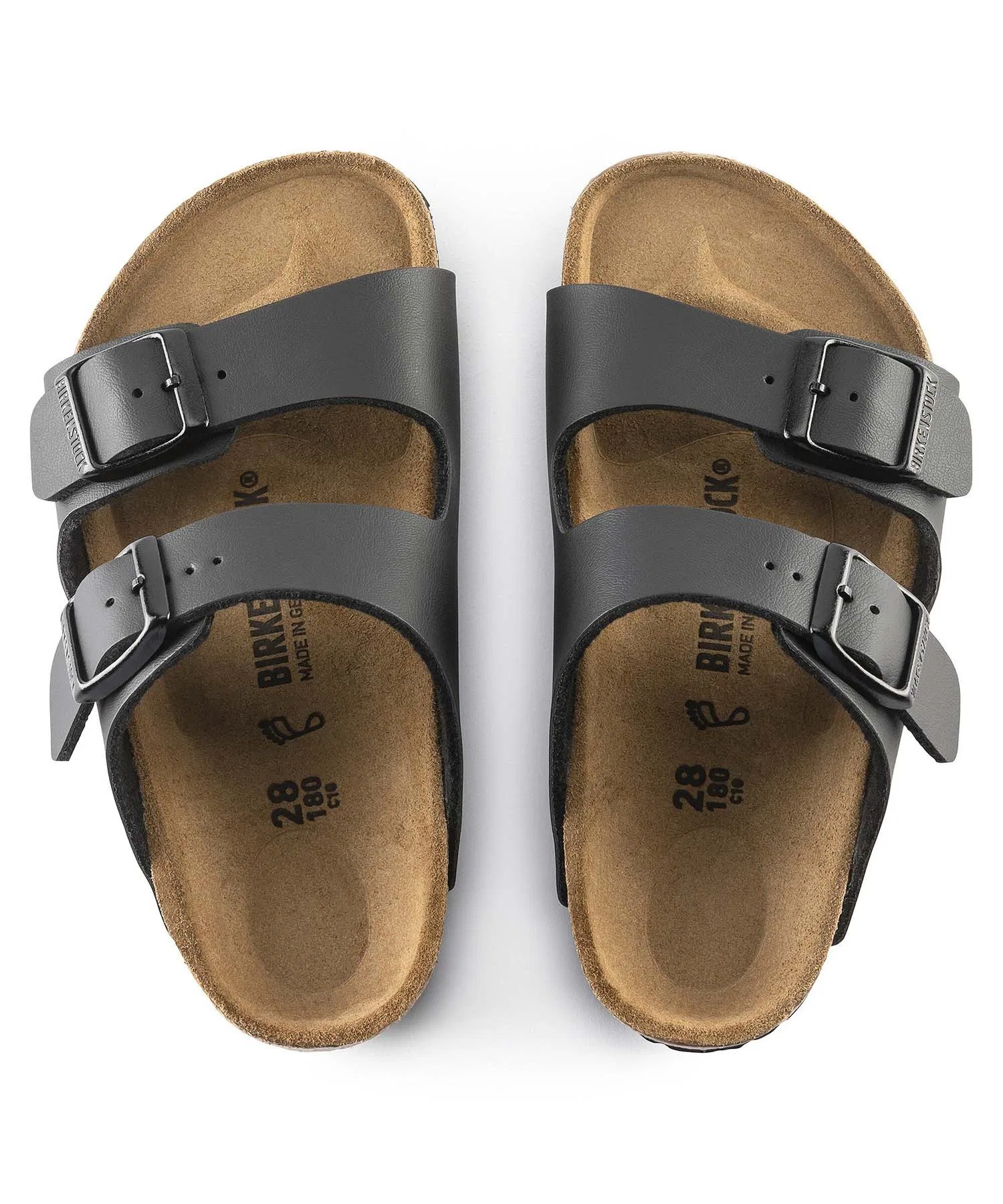 Детские сандалии BIRKENSTOCK Arizona Kids BF Black Narrow — фото 4