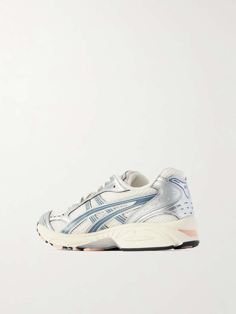 Кроссовки Gel-Kayano 14 из резины и металлической сетки Asics, серебряный — фото 3
