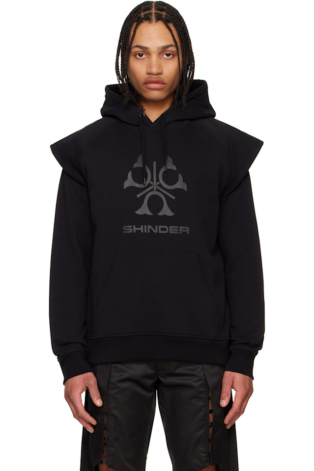 

Фолк худи Olly Shinder, черный