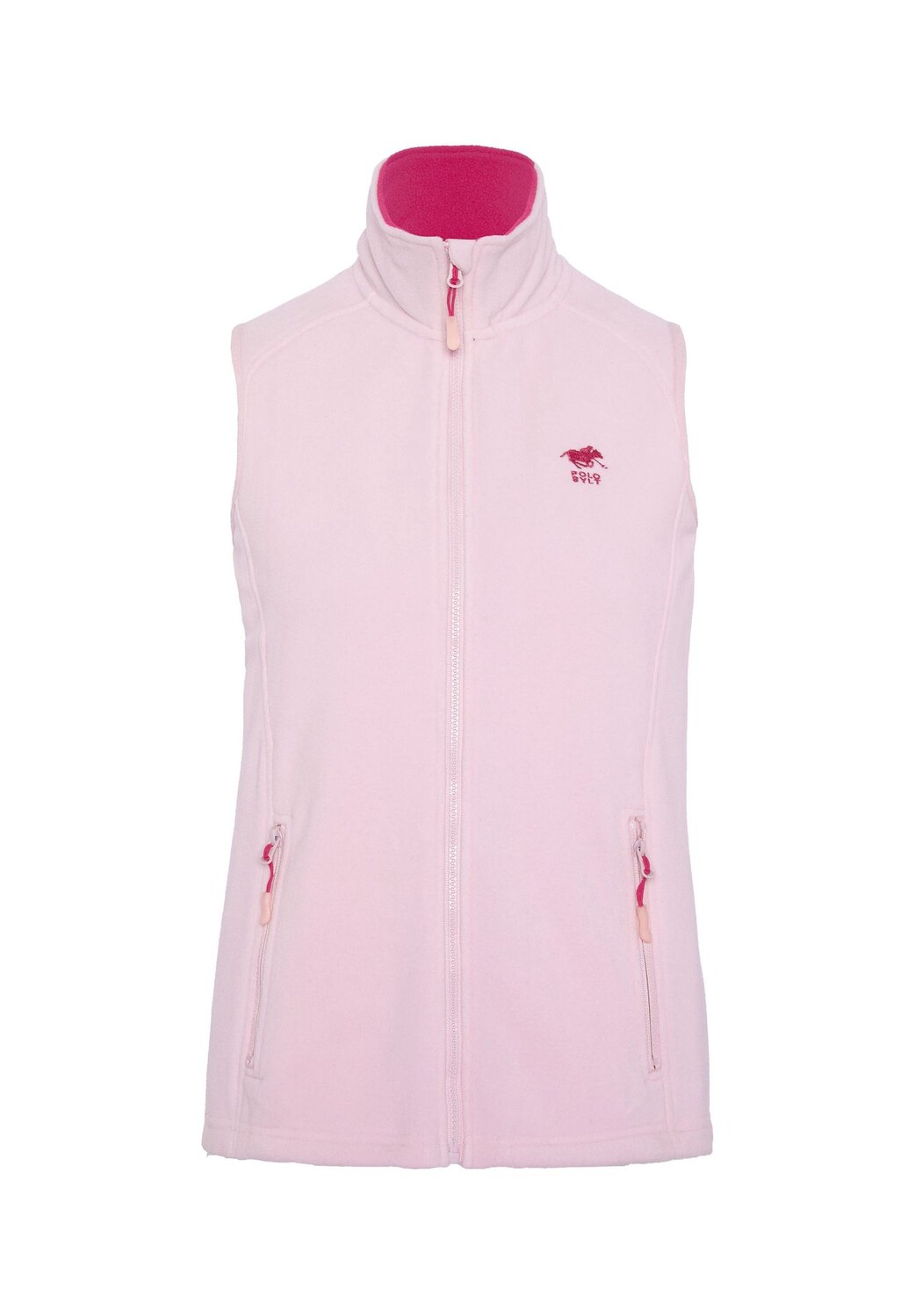 

Флисовый жилет с вышитым логотипом POLO SYLT, цвет Pink Lady