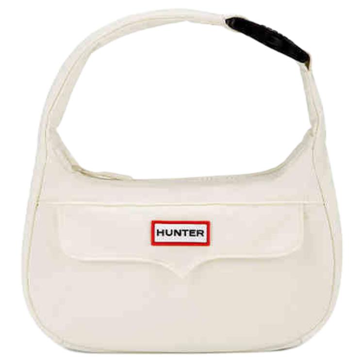 

HUNTER Нейлоновая мини-сумка женская белая, White