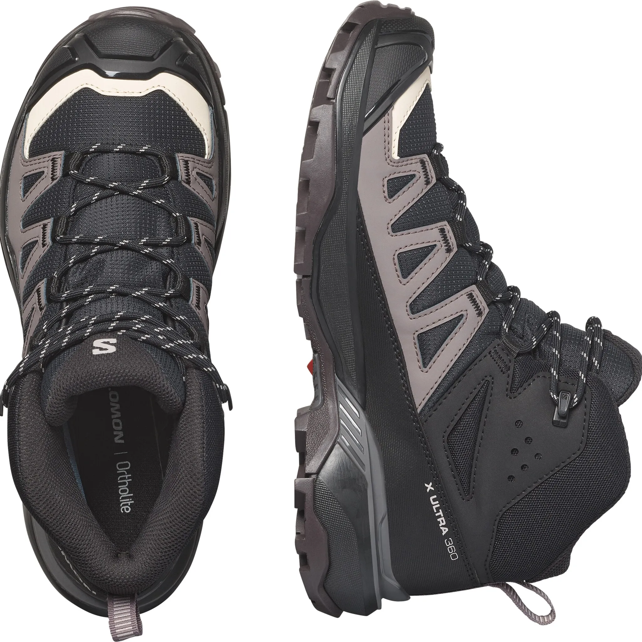 Кроссовки Salomon "X ULTRA 360 MID GORE-TEX", водонепроницаемые, черный — фото 4