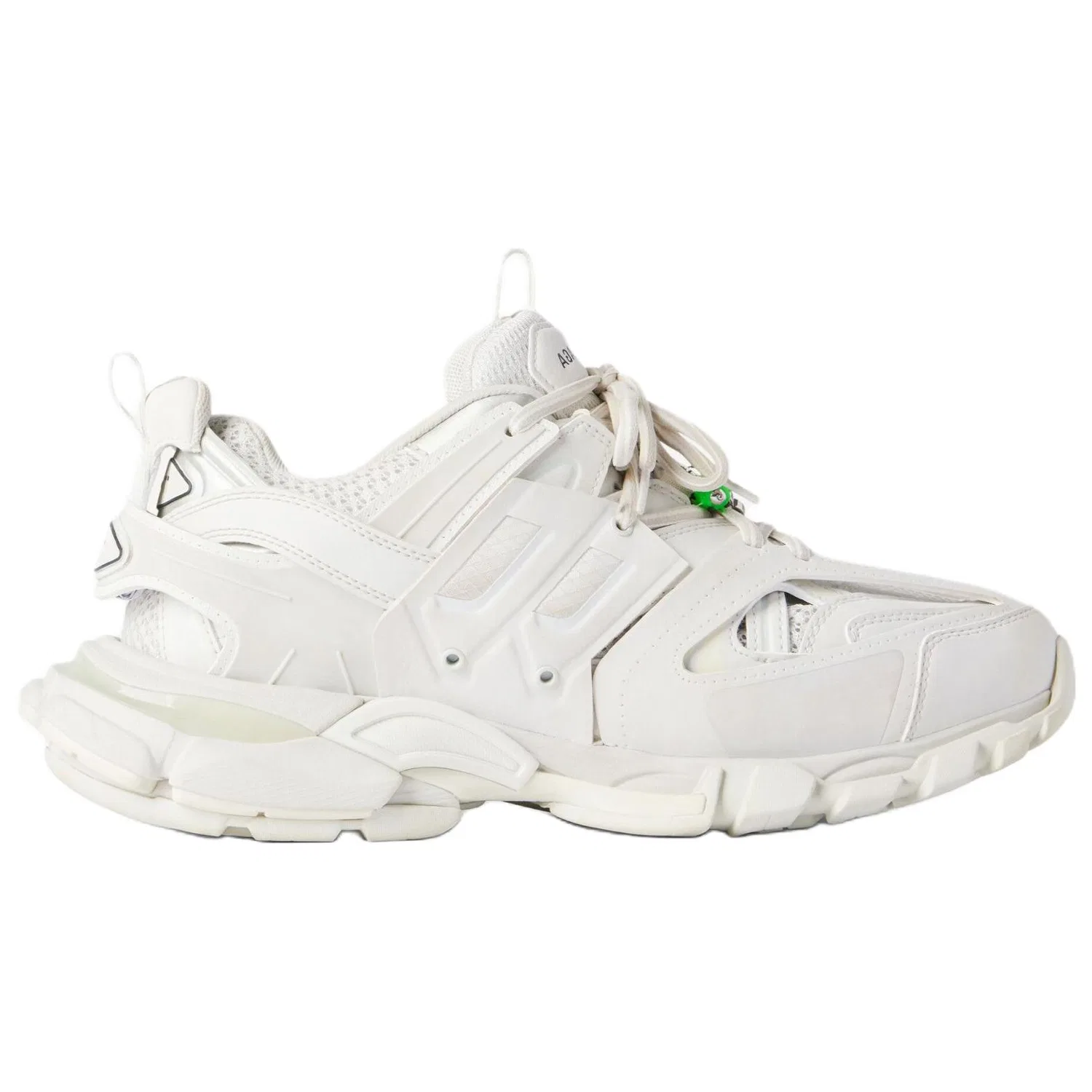 Кроссовки на шнуровке Balenciaga Track Charms белые — фото 3