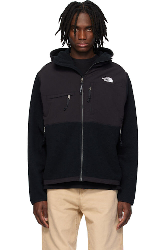 

Черная толстовка с капюшоном в стиле ретро Denali The North Face