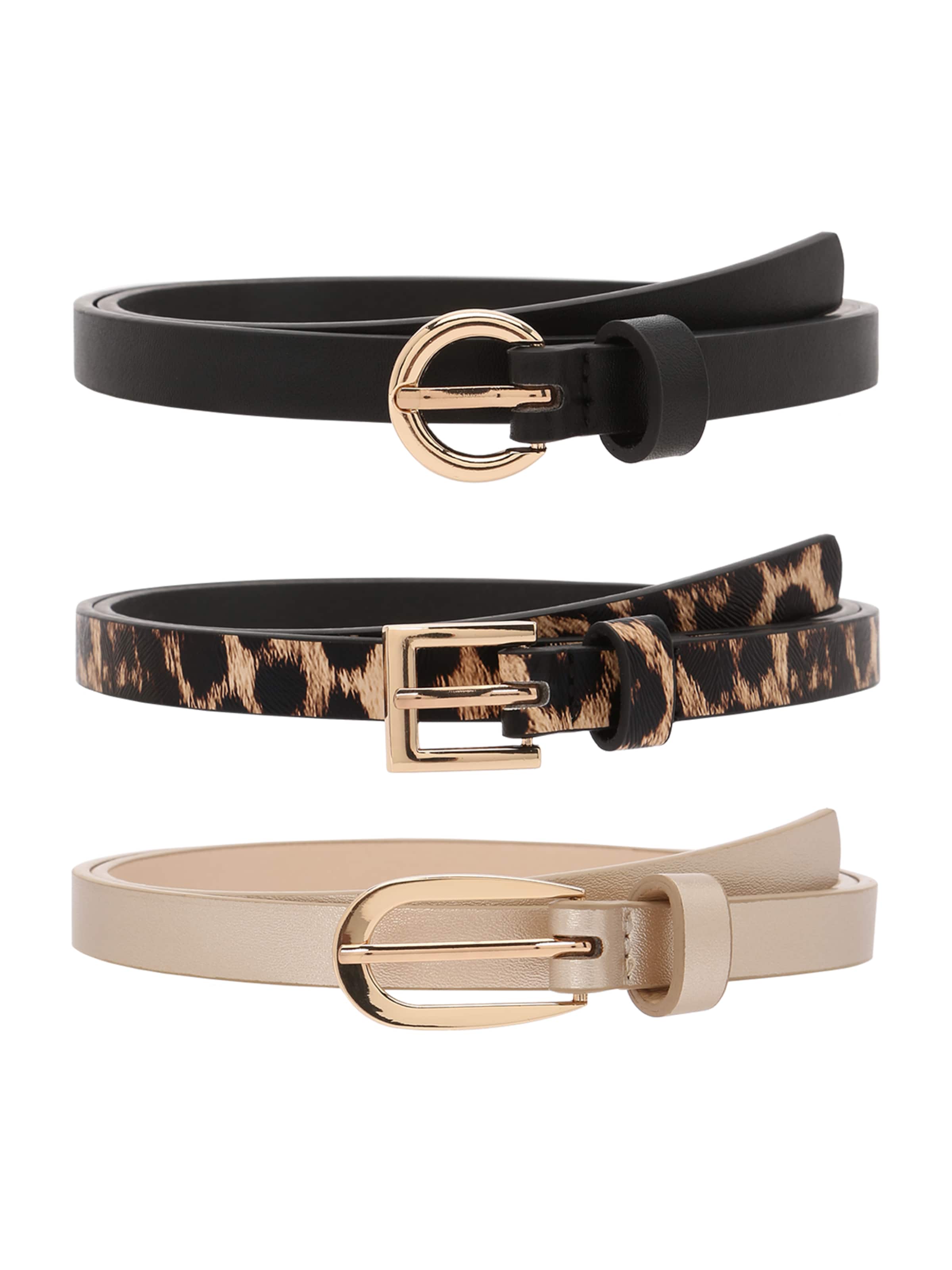 

Guido Maria Kretschmer Women Ремень 'Bianca' в цвете беж, черный