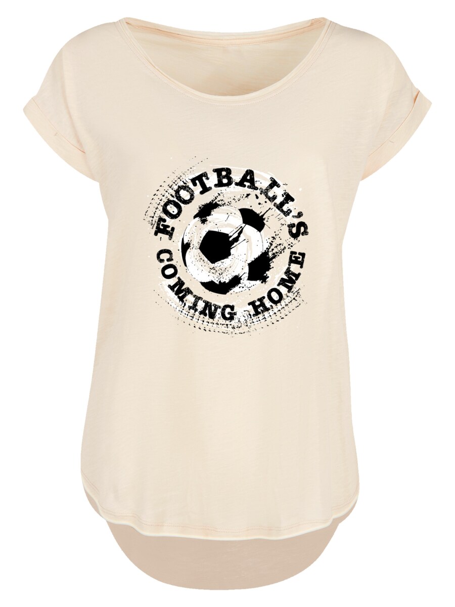 

Футболка F4NT4STIC Footballs Coming Home Paint Splatter, Sand/Light beige
