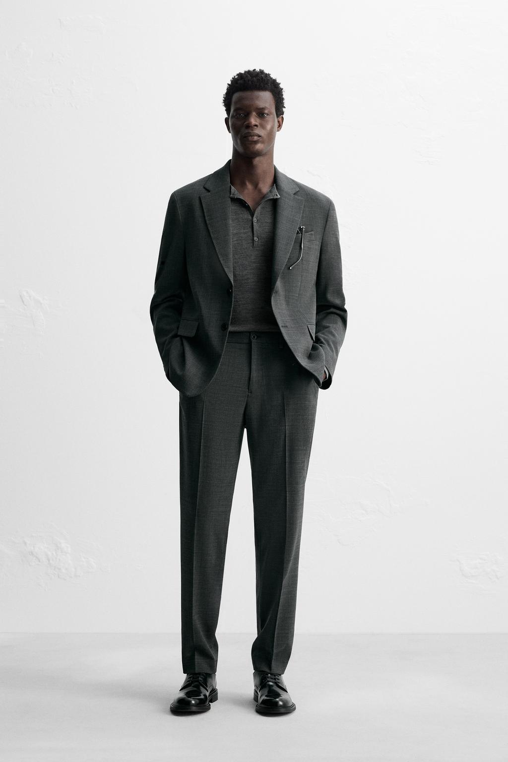 

Комфортные брюки ZARA, темно-серый