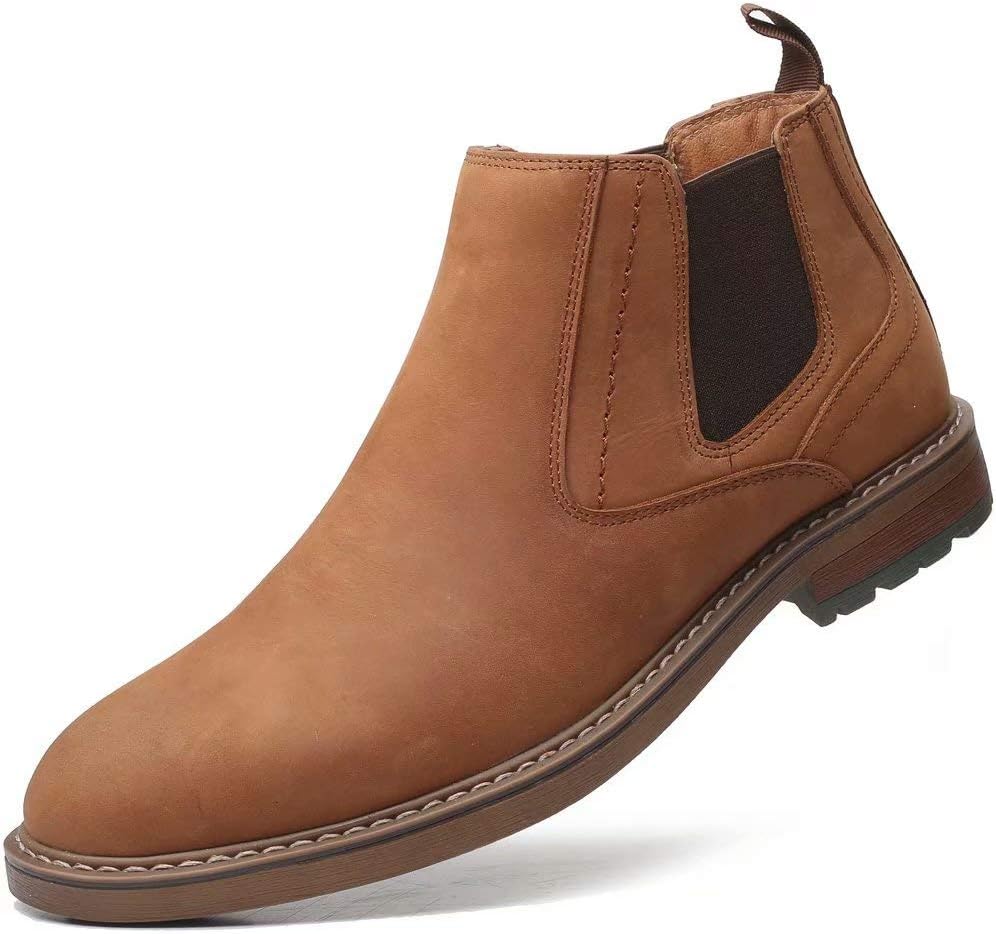 

Мужские ботинки-челси Arkbird Chelsea из натуральной кожи, оксфорды для повседневного и официального стиля, хаки