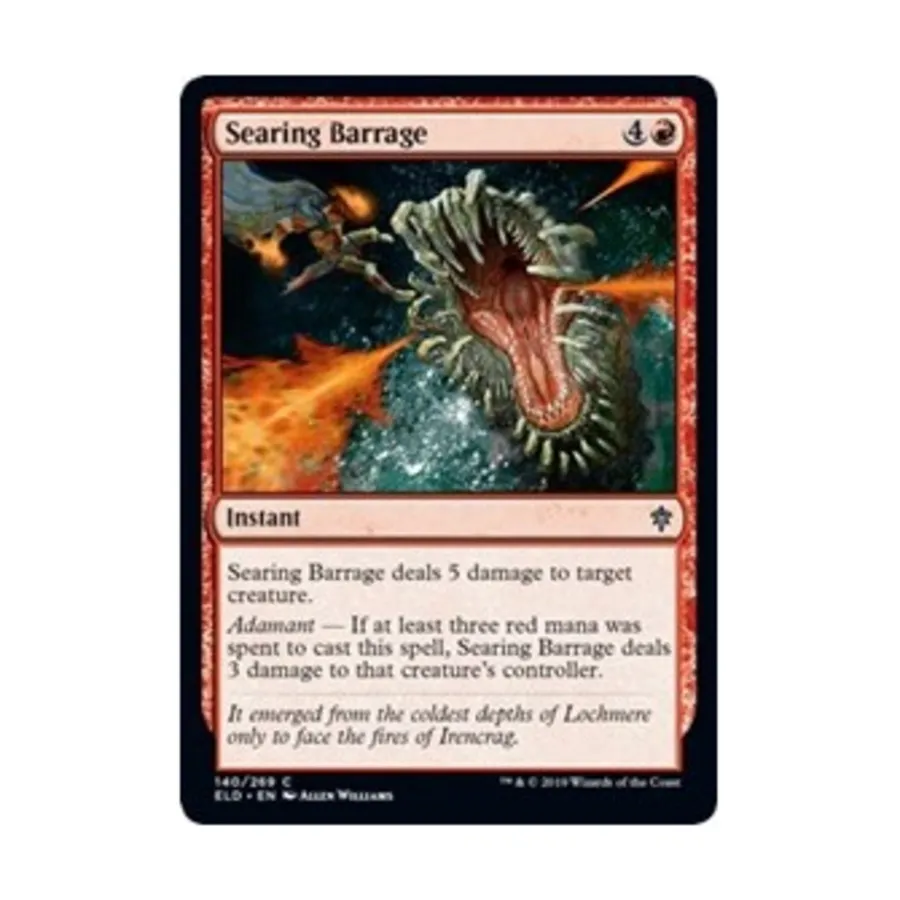 

CCG Обжигающий залп (С), MTG - Throne of Eldraine