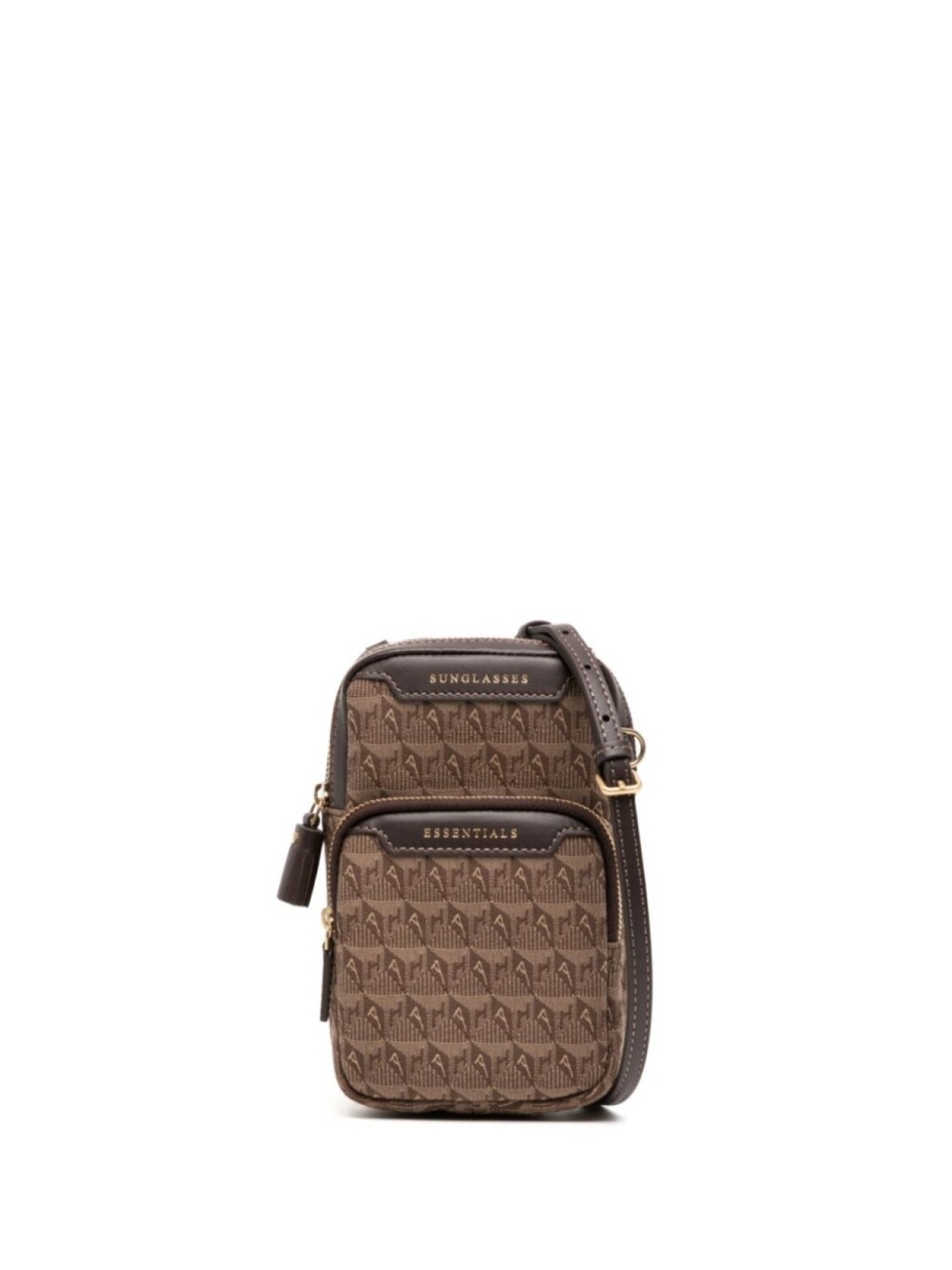 

Anya Hindmarch жаккардовая сумка через плечо Essentials, коричневый