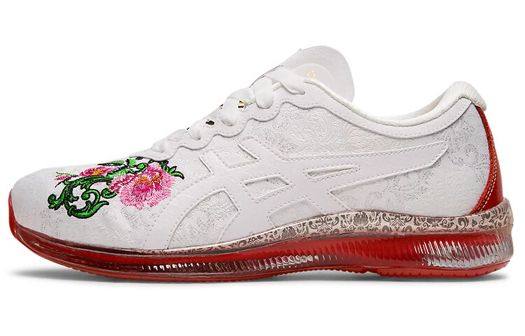

Кроссовки женские GEL-Quantum Low-top белые/красные Asics